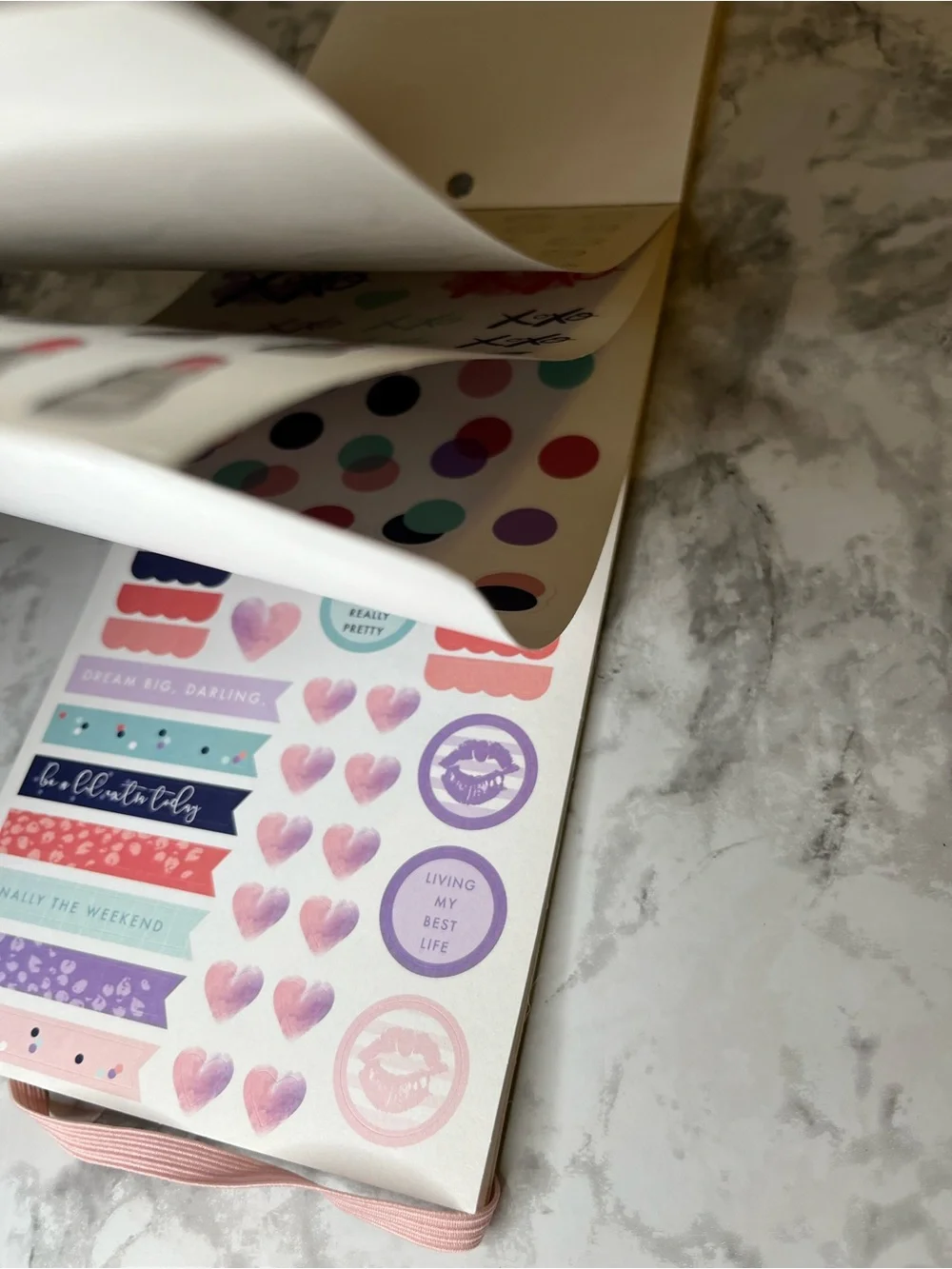 Happy Planner Mini Sticker Kit - Pink, Gold, Mint & Navy